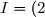 I = (2) = 2\mathbb{Z}